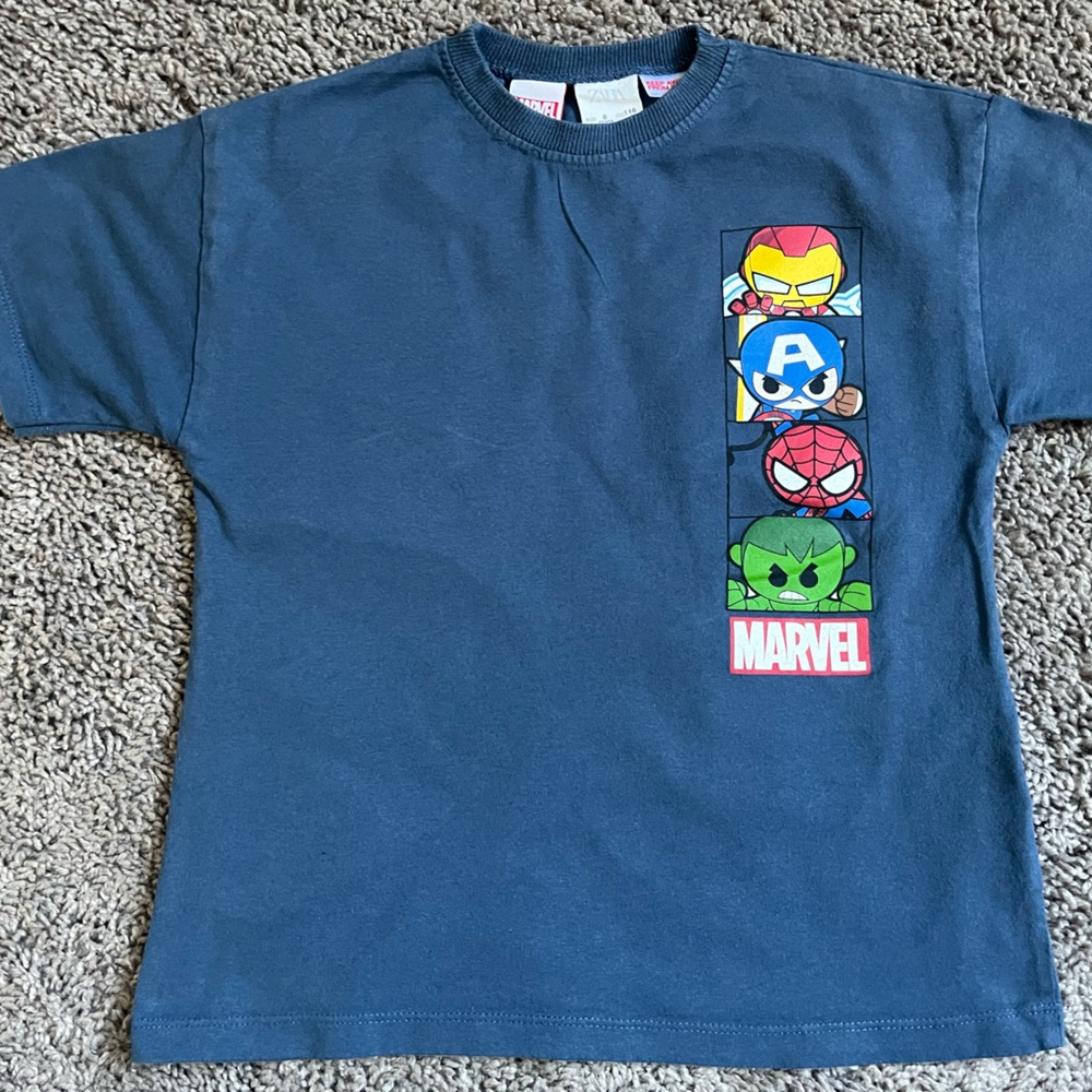 Zara Marvel Kids T Shirt Size 5